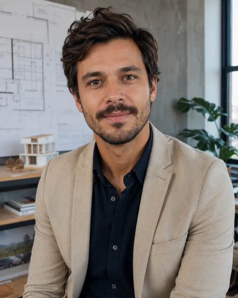 Retrato fictício de Daniel Rocha