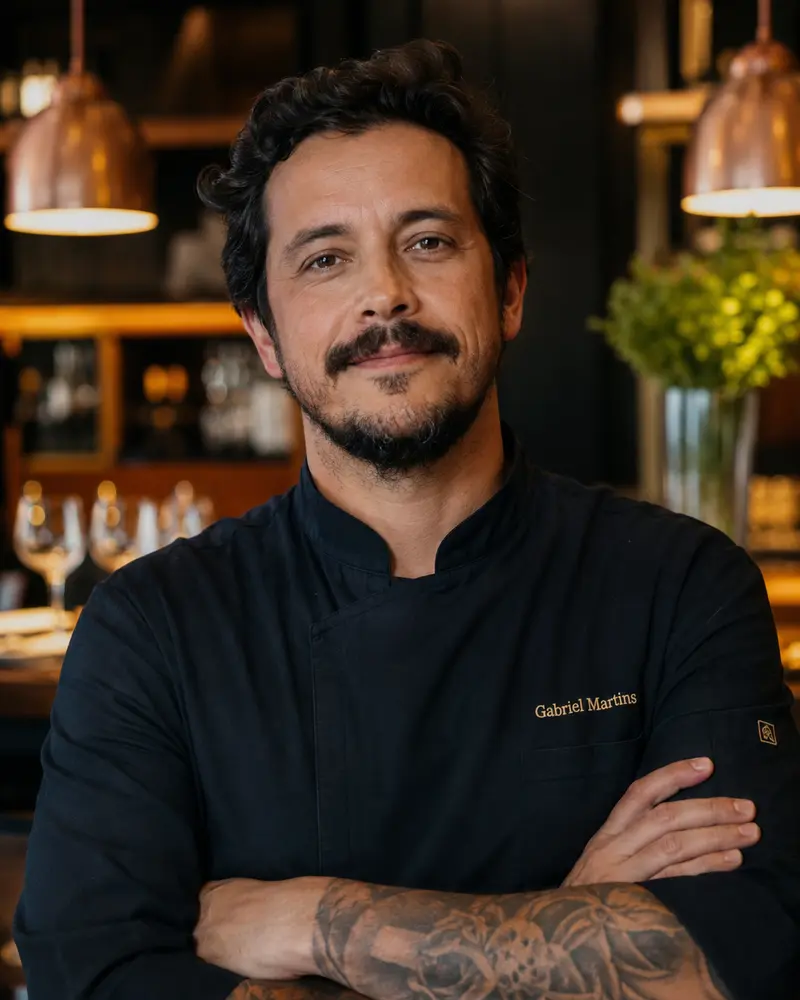 Retrato fictício de Gabriel Martins