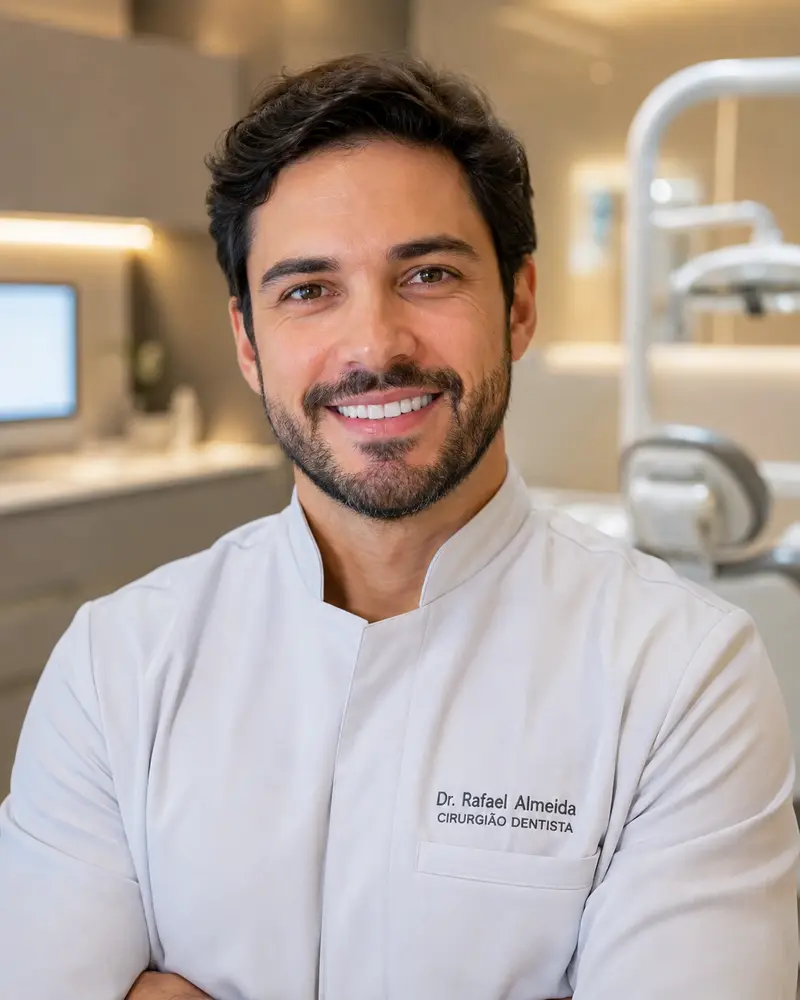 Retrato fictício de Dr. Rafael Almeida