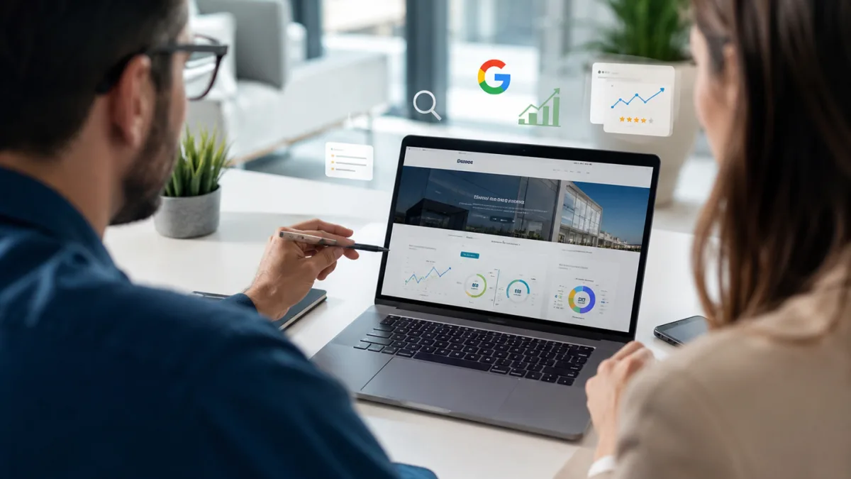 Criação de site profissional para empresa aparecer melhor no Google
